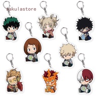 My hero academia acrylic keychain pendant