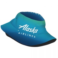 Alaska Airlines Logo (2) Adult Sunshade Bucket Hat Bucket Hat Sun Hat Female Japanese All-Match Stre
