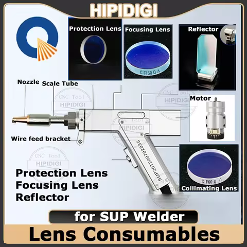 SUP Fiber Laser Welder 18x2 Protection Lens D16x5 D20x4.5 D20x5 Focus Lens 30x14x2 Reflector Lens Fo