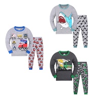 Boys Pajamas Set Long Toddler Pjs Little Kids Car Sleepwear