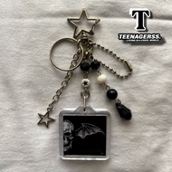 GANTUNGAN Beads Keychain Bag A7X Avenged Sevenfold Hail To The King Keychain Bag Beads Aesthetic Jew