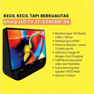 Sharp TV 2T-C24CB3I-BK Televisi semi tabung TV LED 24 inch AQUOS IIOTO