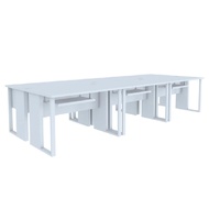 INDEX LIVING MALL โต๊ะคอมพิวเตอร์ 6 ที่นั่ง รุ่นเวคตร้า