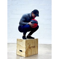 Jumping Box Jumping Stool Combination Wooden Training Jumping Box Split Jumping Detachable Combinati