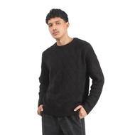 Cosmic Men's Knit Sweater HUSSLE BLACK