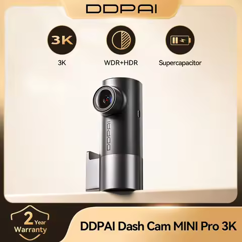 New DDPAI MINI Pro 3K Dash Cam 1620P HDR Car DVR WiFi Night Vision WDR 24H Parking Monitor Voice Con