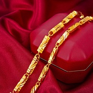 Nes Hip Hop Style Gold Plated Color 6Mm-8Mm Hexagonal Mens Fashion Necklace Jewelry Party Birthday G