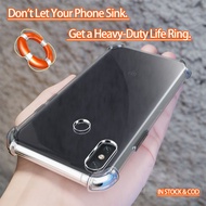 Xiaomi Mi A2 Mi 6X M1804D2SG M1804D2SI Crystal Clear 4 Corners Shockproof Soft Jelly Phone Case Back