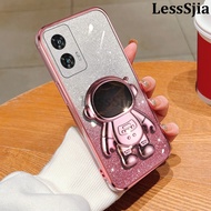 Phone cover Motorola Moto G96 Back case Fashionable Frosted Silicone Soft Dustproof Bracket Adsorb +