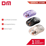 DM K20 Dual Mode Mouse 2.4GHz+Bluetooth 5.1 3 DPI Adjustable Rechargeable for Laptop PC Mac
