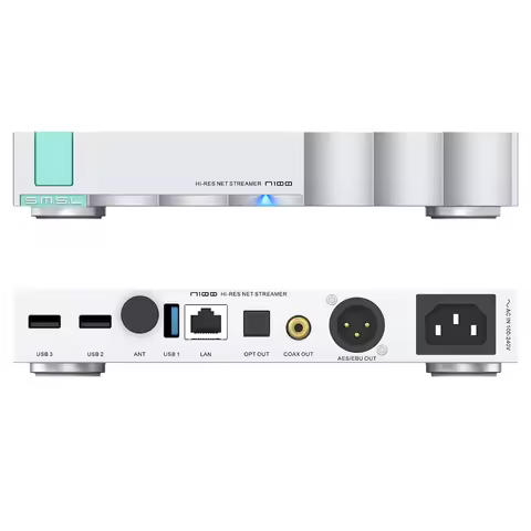 SMSL N100 Hi-Res Net Sreamer Player Supports TIDAL Qobuz Airplay DLNA ROON Connection for MQA With W