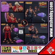 男魂 85折預訂 團購 10-11月 可順豐 街頭霸王 可動 邪KEN 殺意隆 一對 Storm Street FighterII Evil Ryu + Violent Ken Action Figu