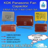 Panasonic KDK Ceiling Fan Condenser Capacitor Kipas Siling Kapasitor ( 0.82uf / 0.1uf / 1.8uf / 2.4u