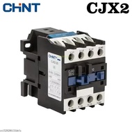 CHINT CJX2 LC1 AC Contactor Three Phase Coil Voltage 380V 220V 110V 36V 24V Din Rail 1NO 1NC LC1D 9A