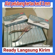 Alat pembolong kertas pelubang hang tag kecil 3 mm