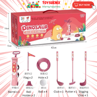 ToysgeniX Gift For Kids Toys Dinosaur Golf Club Set Golf Toy Set Indoor Outdoor Sport Toys Mainan Go