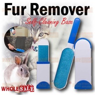Fur Remover Tool Pet Lint Hair Remover Reusable Self Cleaning Base/Pembersih Bulu Melekat/Penanggal 