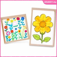 [DilidilidaMY] Kids Art Display Acrylic & Wood Picture Frame for 20x20cm 1pc + 20x30cm 1pc
