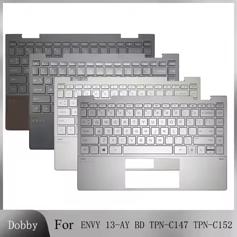 New US Keyboard For ENVY 13-AY 13-BD TPN-C147 TPN-C152 Laptop Palmrest Upper Cover Case with Backlig