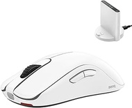 BenQ Zowie FK2-DW Wireless 4K Mouse for E-Sport White Edition Sports Science Optimized 4K Receiver 6