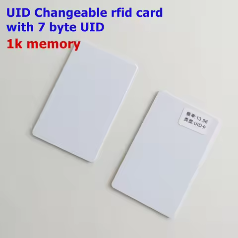 13.56mhz for MIF-S50 S70 NFC Card 0 Block Writable 7 Byte UID Changeable Rewritable 1K 4K RFID Card 
