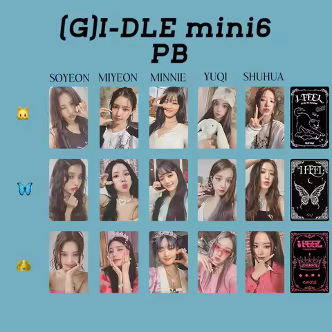 GIDLE Mini6 I Fee PB Version Small Card