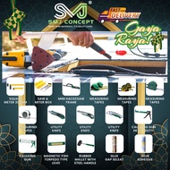 SMJ CONCEPT® Installation Tool Set | Saw, Measuring Tapes, Utility Knife, Caulking Gun, Glue