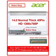 ACER ASPIRE V3-431 V3-431G V3-471 V3-471G M3-481 E1-421 E1-431 E1-471 LED LCD REPLACEMENT SCREEN