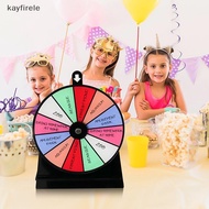 kayfirele Wheel Prize Spin Game Fortune Party Turn Plate Wall Carnival Raffle The Draw Tabletop Lott