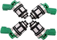 4× Fuel Injectors Nozzle Compatible for Nissan D21 NP300 1996-2004 Compatible for Pickup 2.4L L4 JS4