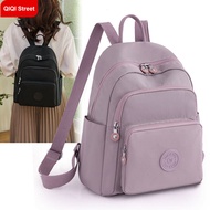 Beg galas nilon oxford beg galas wanita beg perjalanan fesyen korea, satu warna beg ibu kanvas beg wanita beg kecil