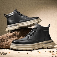 Elevator Work Boot Leather Shoes 10cm