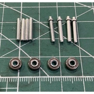 Genuine 620 Ball Bearings 4 Pieces With 8 Gear Shafts New 1 Get As Shown In The Picture.