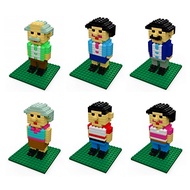 MICROBRIK: 3d Building Blocks Family Mixed Types 3DX-105