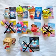 Popmart Pucky Snow Monster/Dimoo Drewdrop Coral/Disney Mickey and Friends Pluto/Sesame Street Party Cookie Monster Abby/Labubu Venus Flytrap Chocolate Flower/Hirono Being Alive/Spongebob Eugene Krabs