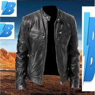 baju jaket kulit lelaki men jacket motosikal bergaya wow ss4949pp