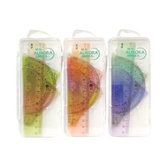 Aurora Ruler 4 Pcs M&G ARL960AN Ruler Set of 4 Pcs Aurora Color Ruler Measuring Tool - SHSNP