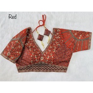 NEW LAUNCH EMBROIDERY WORK READYMADE SAREE BLOUSE(Plus size,)