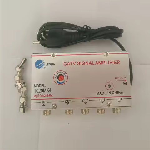 2/3/4/6/8 Way 20db CATV Cable TV Splitter Amplifier TV Antenna Signal Amplifier Booster Splitter TV 