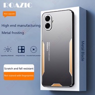 Phone Case Compatible For Samsung Galaxy A07 A07 LTE Aluminum Metal Casing Matte Back Cover Silicone