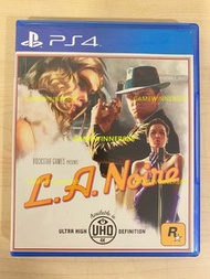《今日快閃價》（中古二手）PS4遊戲 黑色洛城 L.A. Noire / LA Noire 港版英文版