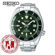 Seiko SPB103J1 Men's Prospex Analog Automatic Green Dial Silver Steel Strap Watch