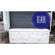 3ft 4ft 5ft Sofa Petak Pelamin Kerusi Pelamin Kerusi Sanding Wedding Chair Bride Bench Stool Pelamin