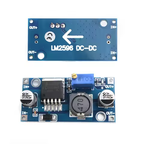LM2596S DC-DC Buck Converter Step Down Power Supply Module, Adjustable 1.25V-35V 3A Max, Voltage Reg