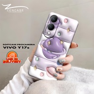 Soft Case Vivo Y17s Case ProCamera - Casing Vivo Y17s - Fashion Case CARTON - Casing &amp; Skin Handpone - Silicon - kesing