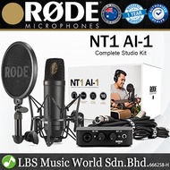 Rode AI-1 Complete Studio Kit USB Audio Interface and NT1 Condenser Microphone Mic (AI1 AI 1)
