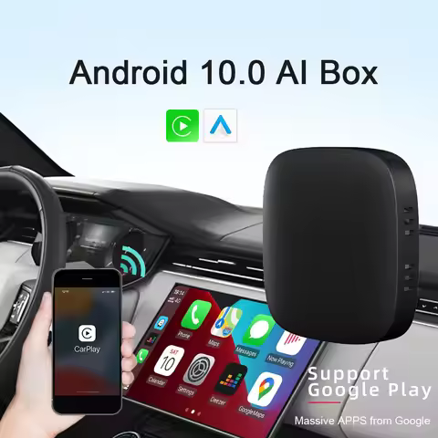 Android10 Carplay box Ai Box wired to wireless car adaptation intelligent Android Auto car navigatio