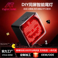 Bicycle Tail Light Sensing Brake Tail Light Intelligent DIY Programming Bicycle Tail Light Road Cycl