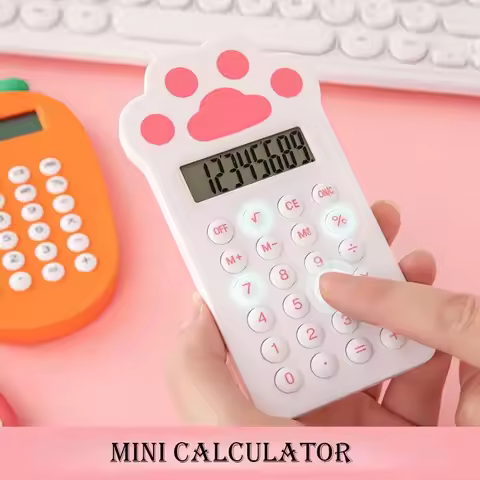 Claws radish strawberry Calculator Mini Version Learning Auxiliary Portable Calculator Back To Schoo