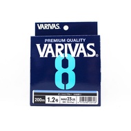 Varivas P.E Line Varivas 8 X8 Blue 200m P.E 1.2 Max 23lb (0748)